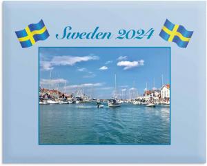Väggkalender Sweden med kuvert 2024