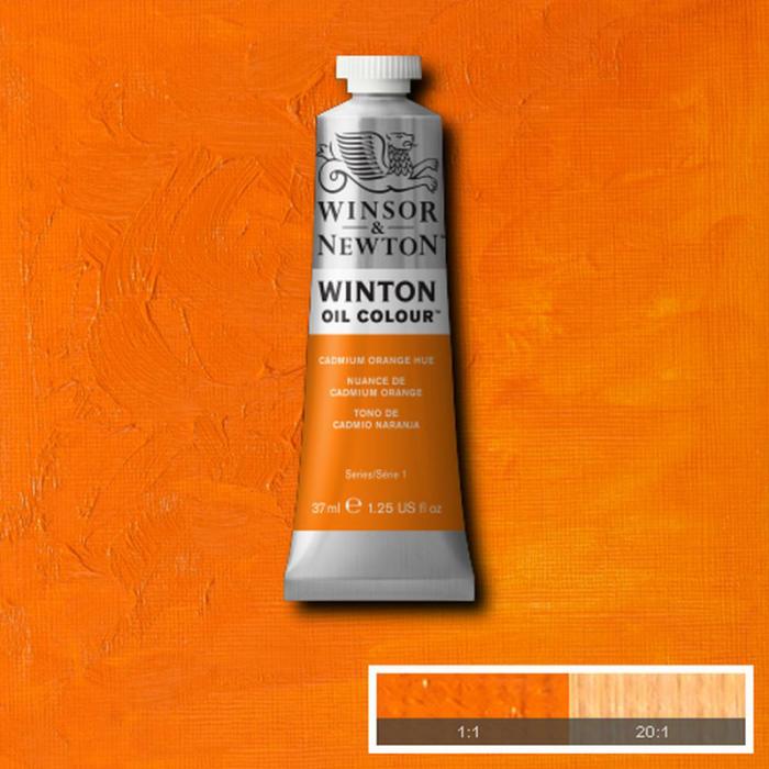 Oljefrg W&N Winton 37ml Cadmium orange hue 090