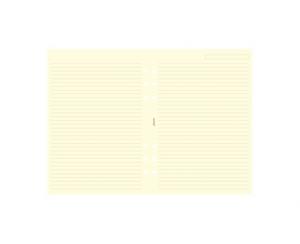 Filofax A5 linjerade blad beige