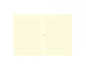 Filofax A5 linjerade blad beige