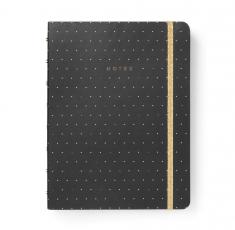 Filofax Notebook A5 Moonlight Black