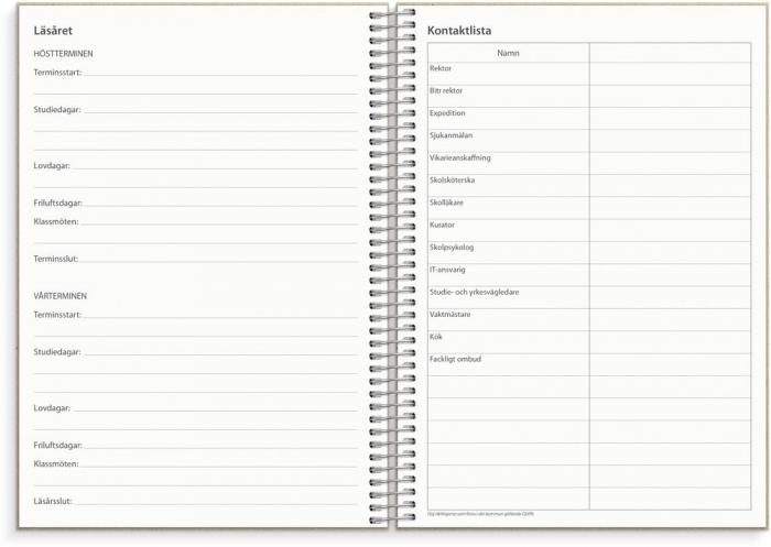 Lärarkalender horisontell 2023-2023