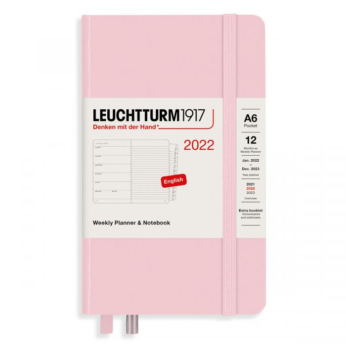 Kalender Leuchtturm1917 A6 vecka/notes powder 2022