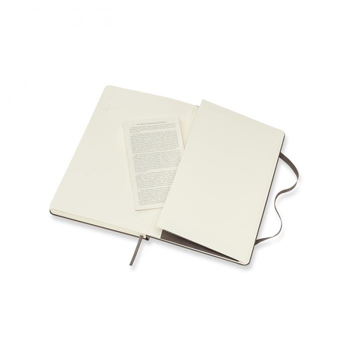 Moleskine Plain Classic Notebook Large - Brun