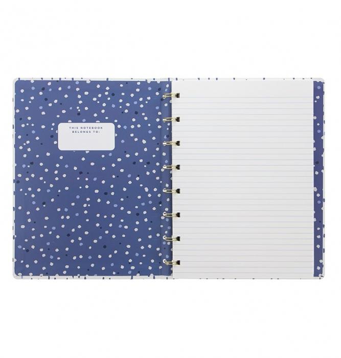 Filofax Notebook A5 Indigo Rain