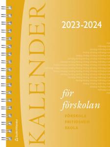Lärarkalender förskola 2023-2024