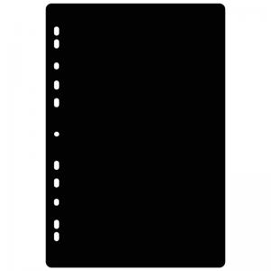 Fotoblad A4 225x297 Svart 25-pack