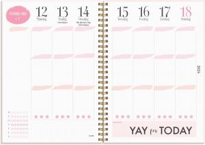 Life planner Pink A5 2023-2024