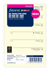 Filofax dagbok pocket vecka/sida 2024