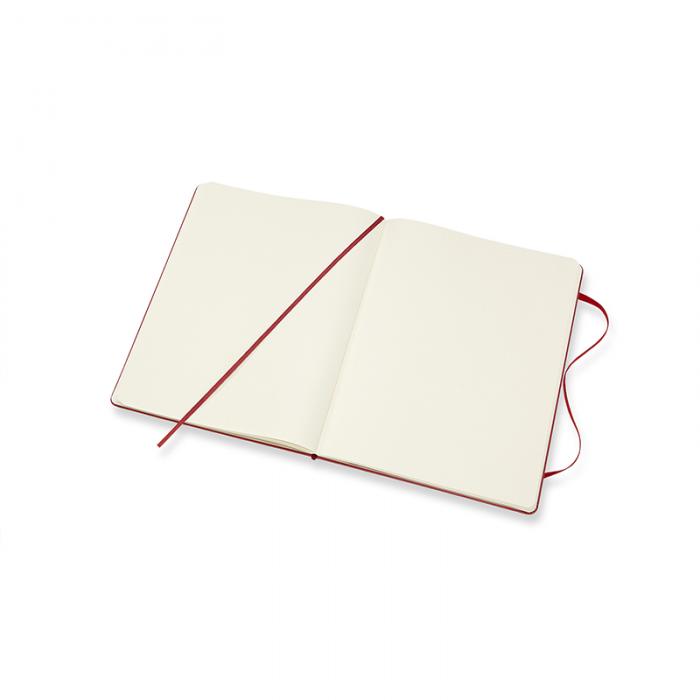 Moleskine Notebook X-large Hard Cover - Rd - olinjerad