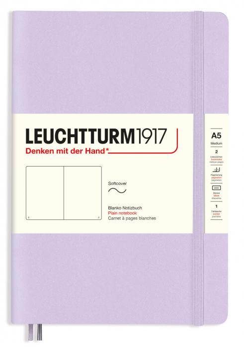 Leuchtturm Notebook A5 soft olinjerad Lilac