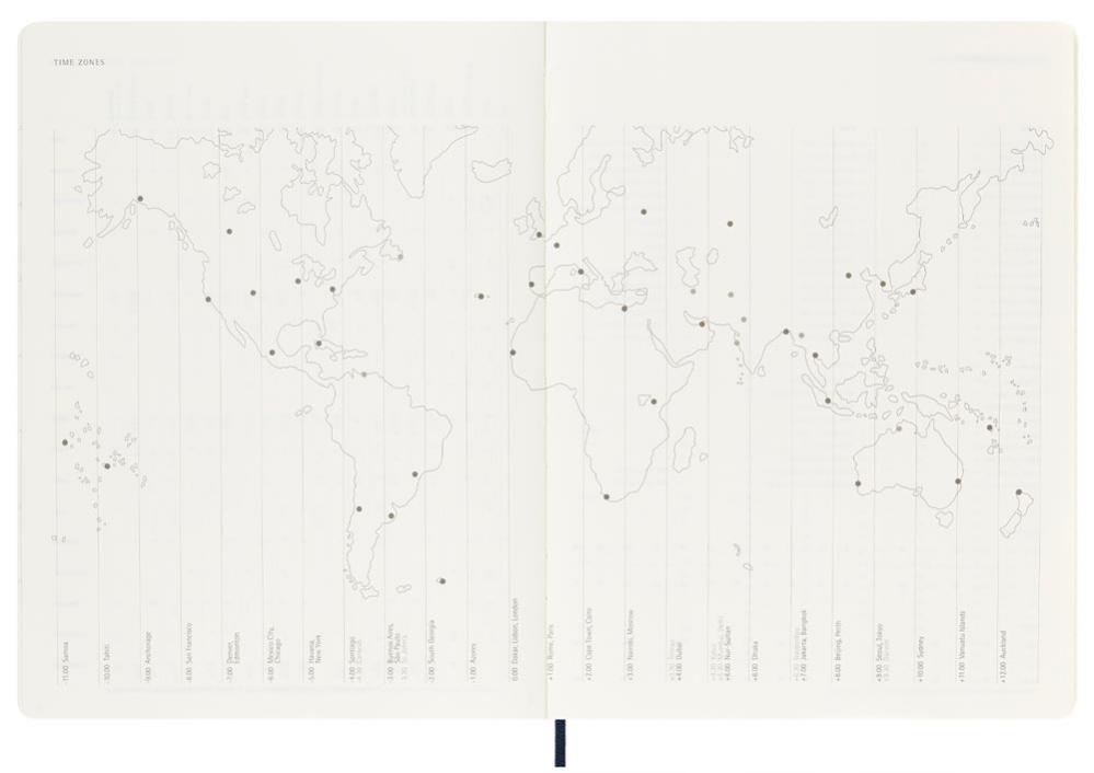 Moleskine Weekly notebook XL Soft Blue 2023