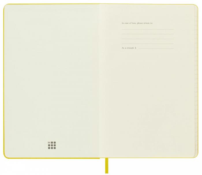 Moleskine Weekly Notebook Hay Yellow hard Large 2023