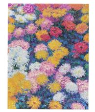 Paperblanks Notebook unlined Ultra Monet´s Chrysanthemums