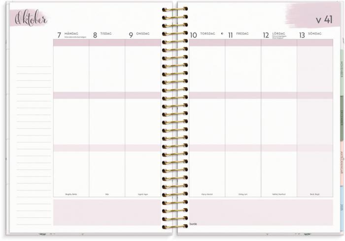 Life Organizer Blommor 2024