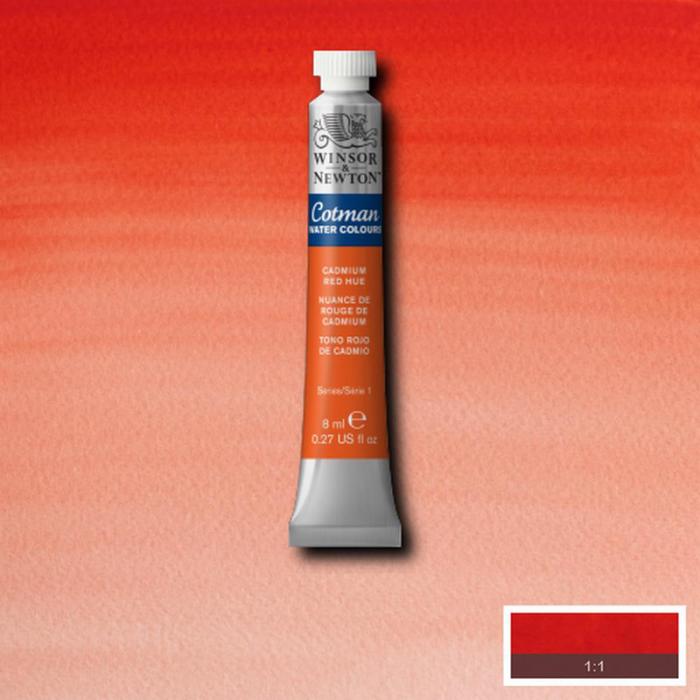 Akvarellfrg Cotman 8ml Cadmium red hue 095