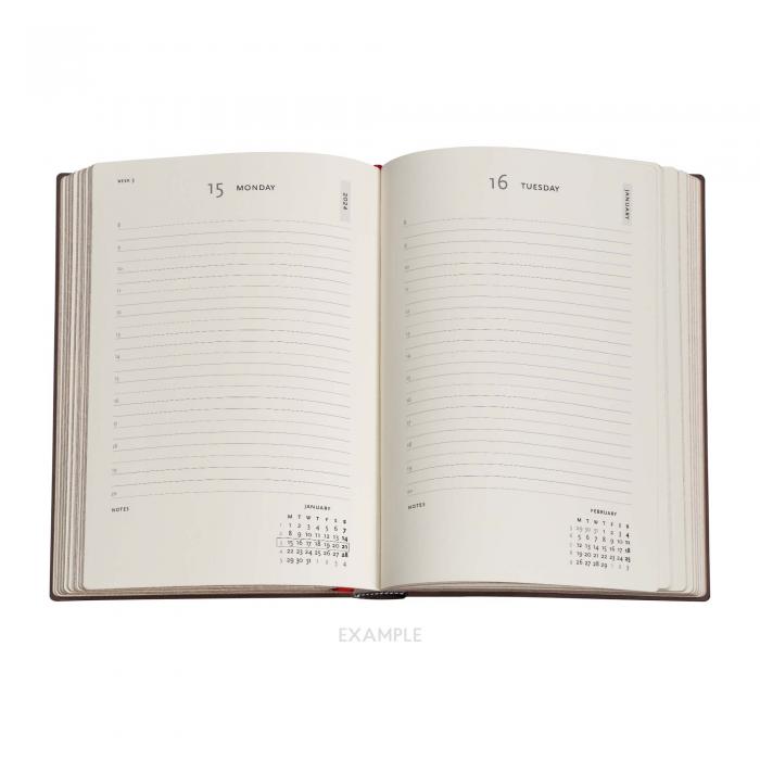 Kalender Paperblanks Midi Daily Floralia 2024