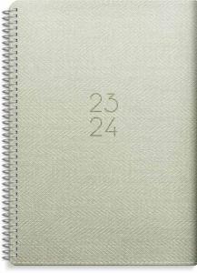 Kalender Study A5 Twist grön 2023-2024