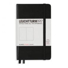 Leuchtturm A6 hard 185s Black olinjerad