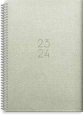 Kalender Study A5 Twist grön 2023-2024