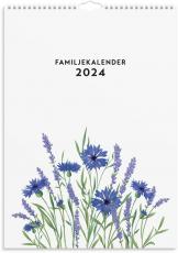Familjekalender 2024 Illustrerad blomster