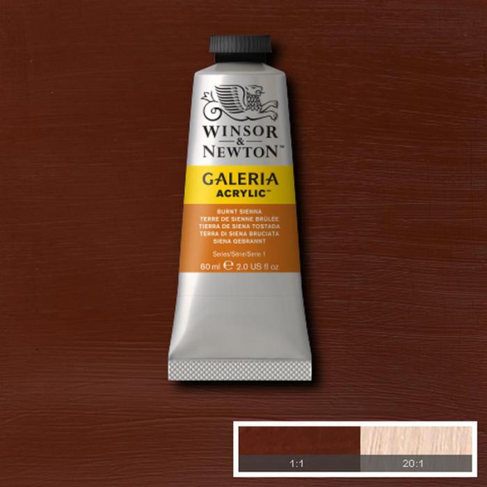 Akrylfrg Galeria 60ml Burnt sienna 074