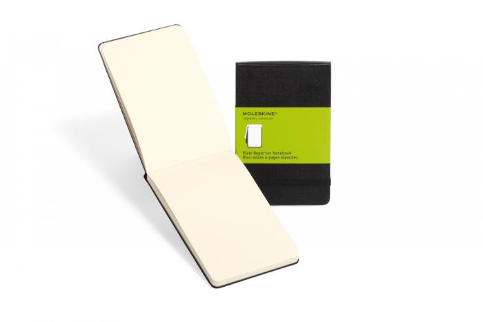 Moleskine Reporter Notebook Pocket Hard Cover - Svart - Olinjerad 