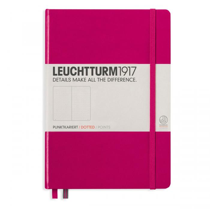 Leuchtturm Notebook A5 hard 249s Berry dotted
