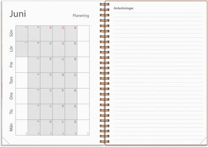 Kalender Study A5 Story beige 2023-2024