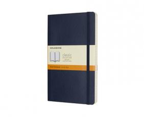 Moleskine Notebook Large Soft Cover - Blå - Linjerad