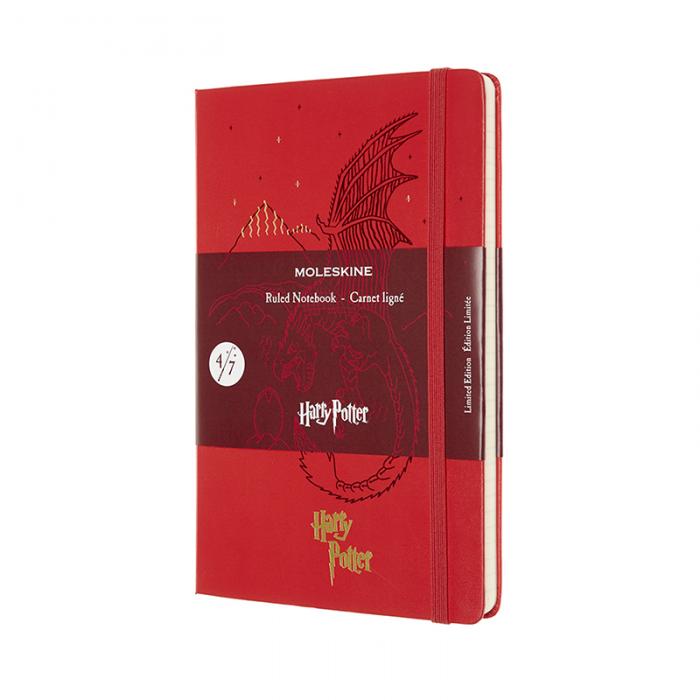 Moleskine Moleskine Harry Potter L Ruled Hard Notebook Red - Kalenderkungen.se