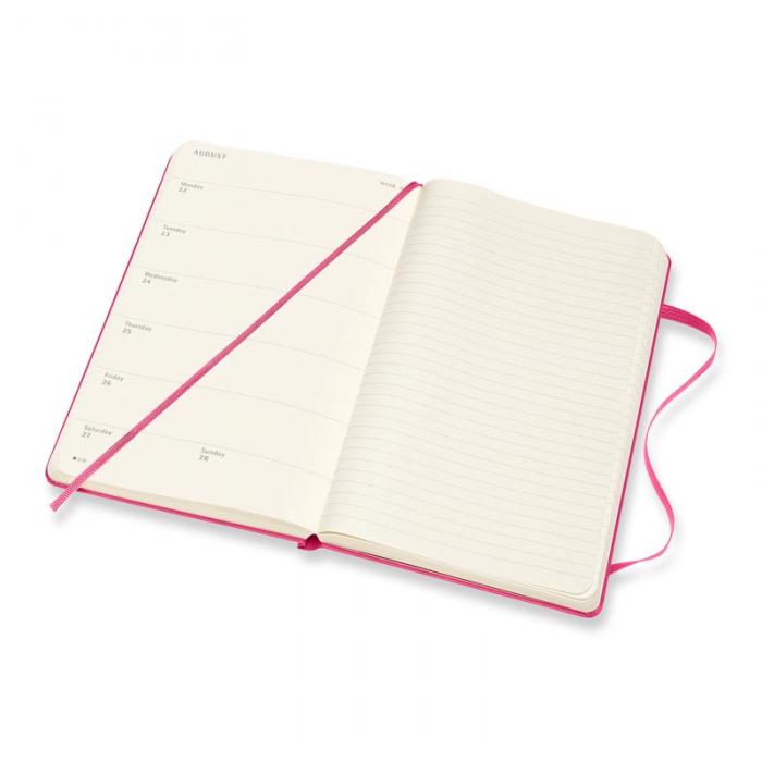 Moleskine Weekly Notebook Pink hard Large 2022