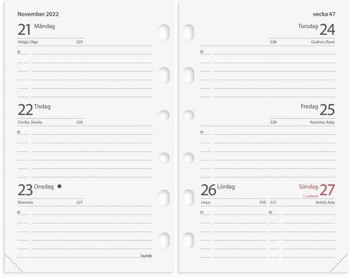 Compact kalendersats 2022
