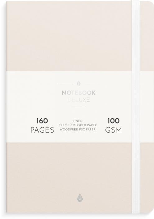 Notebook Deluxe A5 Beige