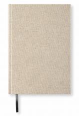 Olinjerad Blank Book A5 - 128 sidor Rough Linen