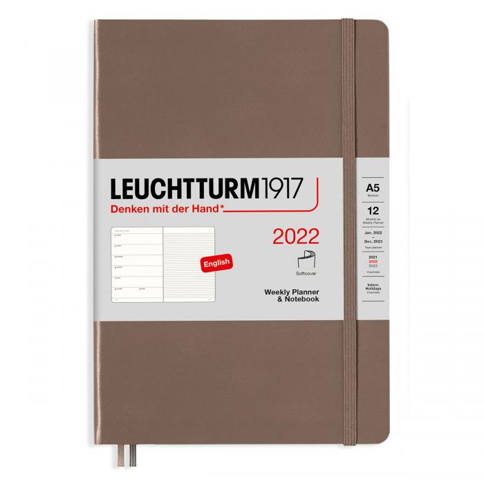 Kalender Leuchtturm1917 A5 Soft vecka/notes Warm Earth 2022