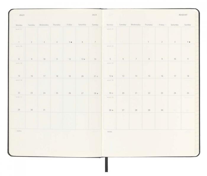 Moleskine Daily Planner hard cover 2023/2024