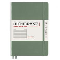 Leuchtturm Notebook A5 hard 251s Olive linjerad