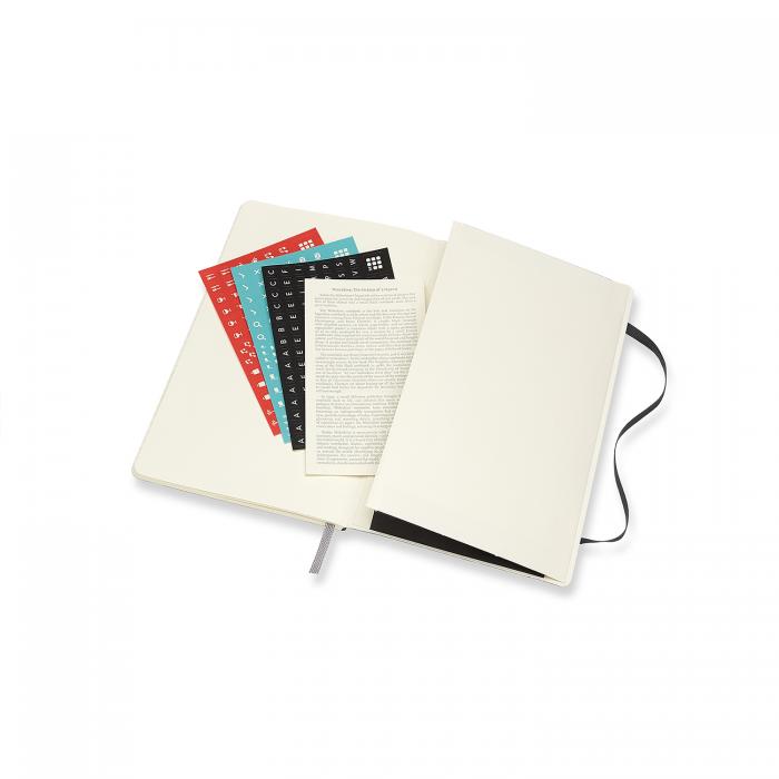 Moleskine Monthly Notebook svart soft large 2021