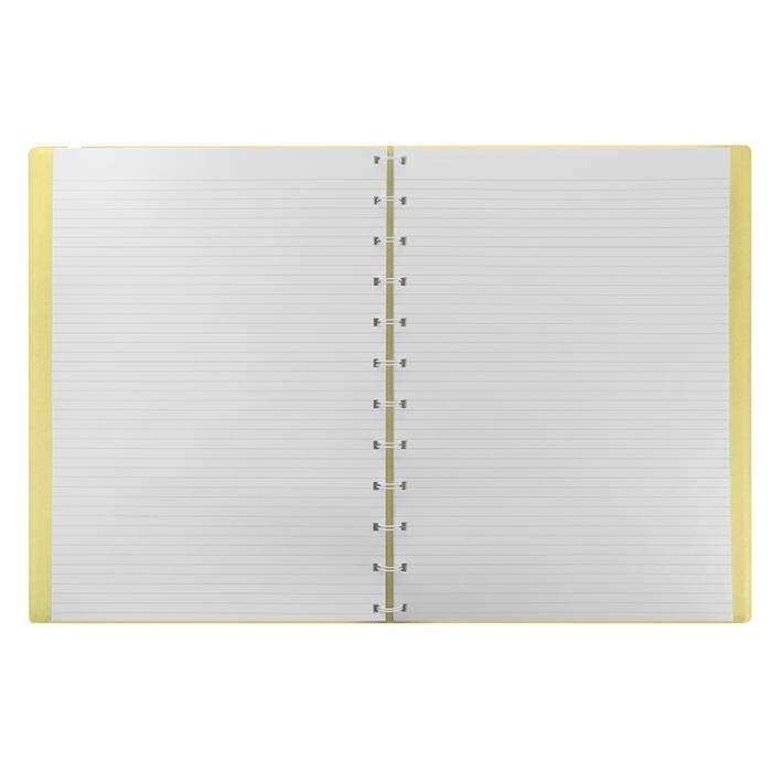 Filofax Notebook A4 Classic Pastel Lemon
