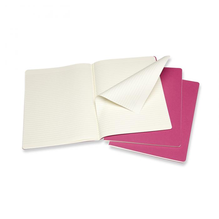 Moleskine Moleskine Cahier Journal Ruled X-Large Pink - Kalenderkungen.se