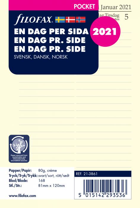 Filofax Dagbok Pocket D/S 2021