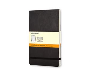 Moleskine Reporter Notebook Pocket Soft Cover - Svart - Linjerad