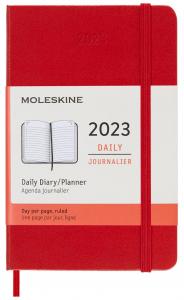 Moleskine Daily Red Hard Pocket 2023