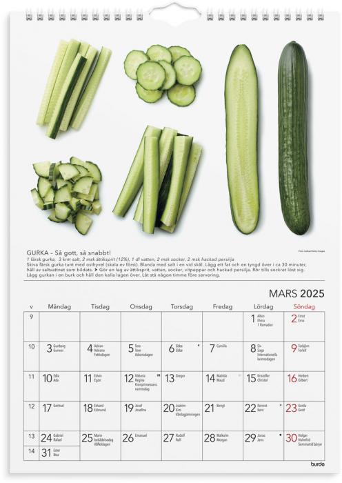 Vggkalender Grna tips 2025 