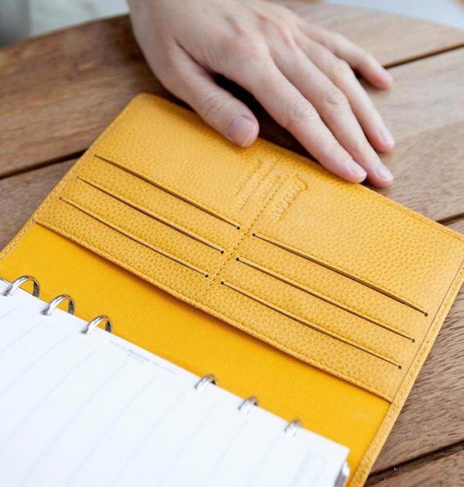 Filofax Finsbury Personal Mustard