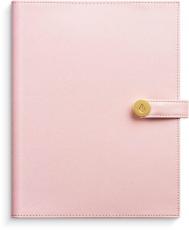 Life Planner Pink A5 rosa konstläder Tora med slejf