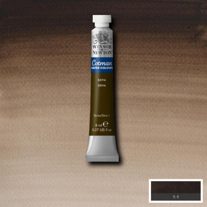 Akvarellfrg Cotman 8ml Sepia 609