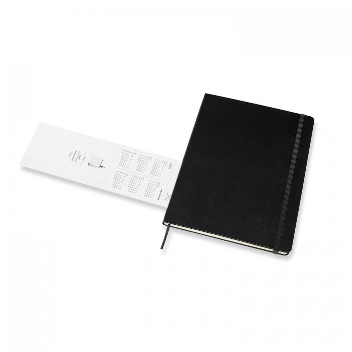 Moleskine Weekly Notebook svart hard XL 2021