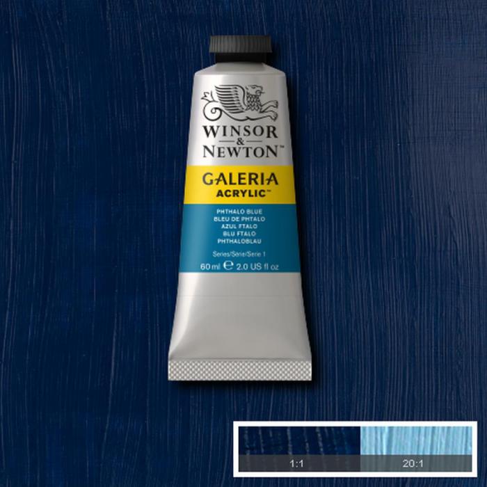 Akrylfrg Galeria 60ml Phthalo blue 516